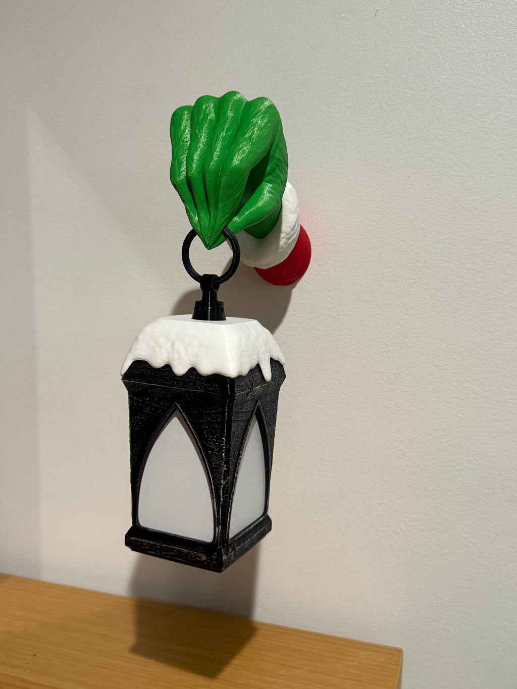 Grinch Hand with Lamp