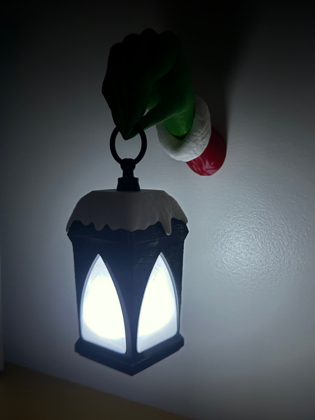 Grinch Hand with Lamp
