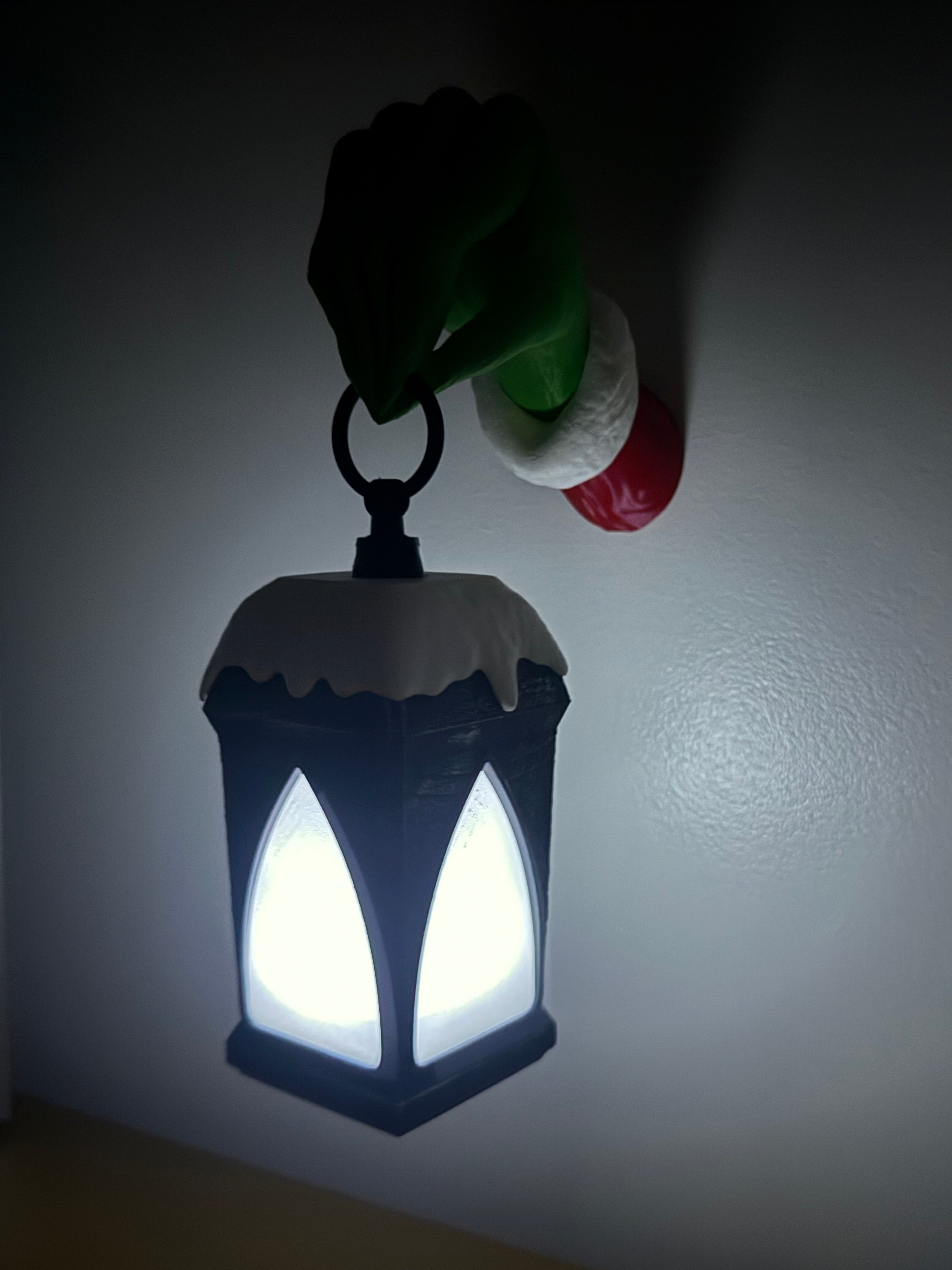 Grinch Hand with Lamp