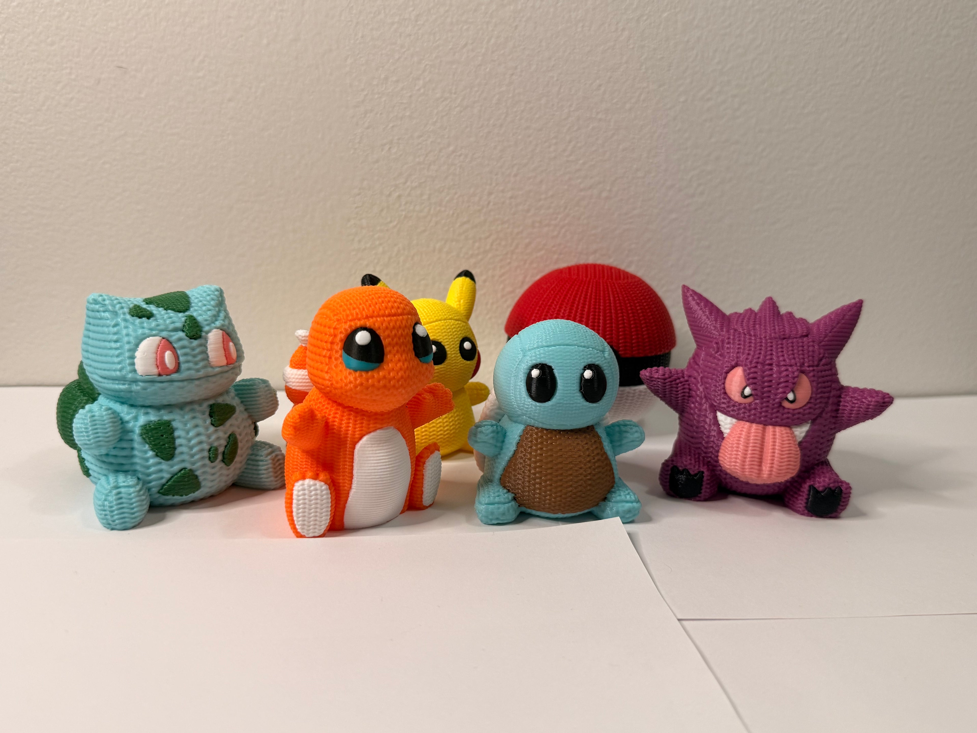 Knitted Poke Figures